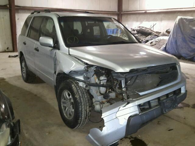 5FNYF18675B016883 - 2005 HONDA PILOT EXL SILVER photo 1