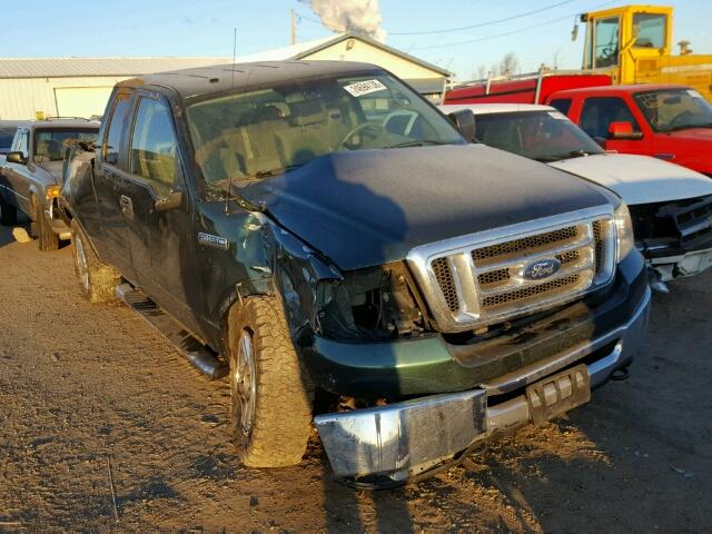 1FTPX14V88FA66746 - 2008 FORD F150 GREEN photo 1