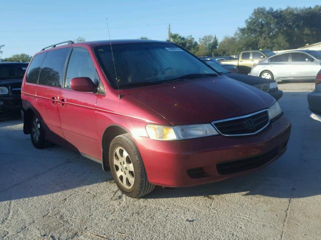 5FNRL180X2B018003 - 2002 HONDA ODYSSEY EX MAROON photo 1