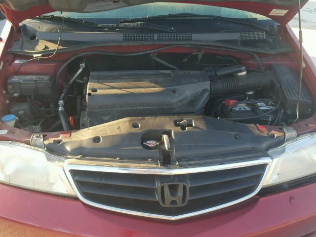 5FNRL180X2B018003 - 2002 HONDA ODYSSEY EX MAROON photo 7