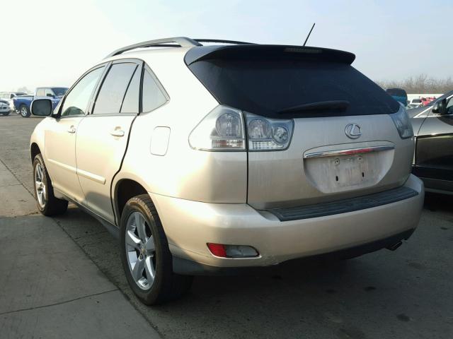 JTJHA31U440056531 - 2004 LEXUS RX 330 GOLD photo 3