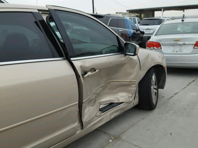 3FAHP08117R159993 - 2007 FORD FUSION SEL BEIGE photo 9