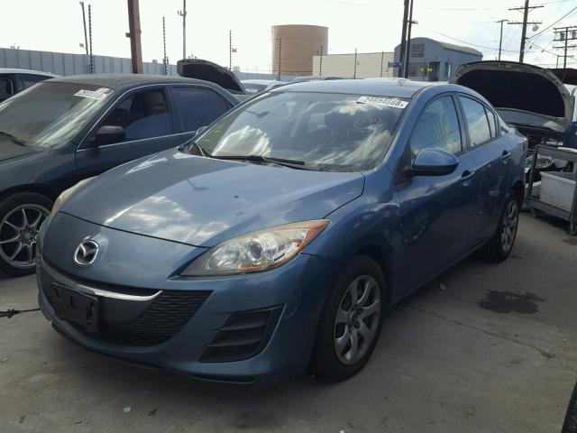 JM1BL1SG8A1193445 - 2010 MAZDA 3 I TURQUOISE photo 2