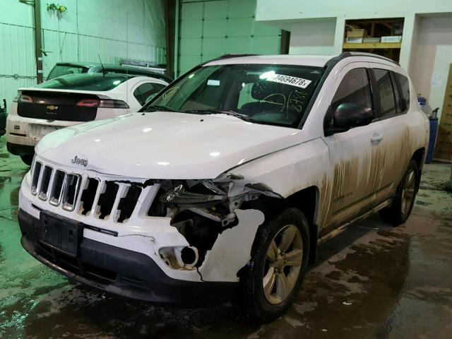1J4NF1FB7BD278788 - 2011 JEEP COMPASS SP WHITE photo 2