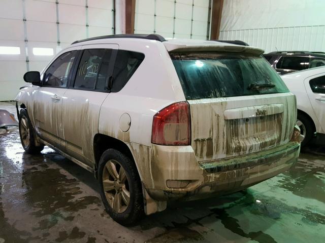 1J4NF1FB7BD278788 - 2011 JEEP COMPASS SP WHITE photo 3