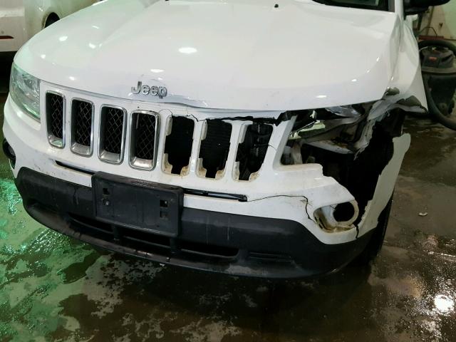1J4NF1FB7BD278788 - 2011 JEEP COMPASS SP WHITE photo 9