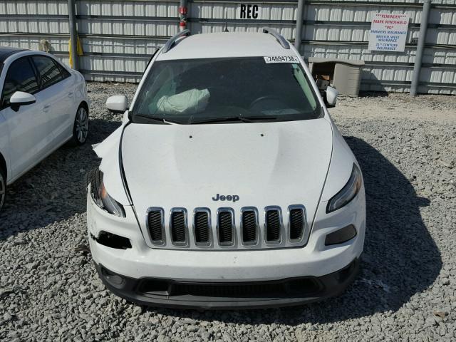 1C4PJLCBXGW351421 - 2016 JEEP CHEROKEE L WHITE photo 9