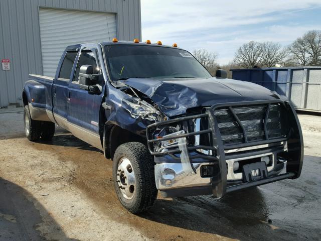 1FTWW33P27EA18984 - 2007 FORD F350 SUPER BLUE photo 1