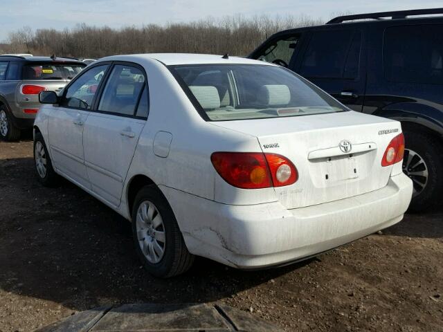 1NXBR32EX3Z007748 - 2003 TOYOTA COROLLA LE 白色 照片 3