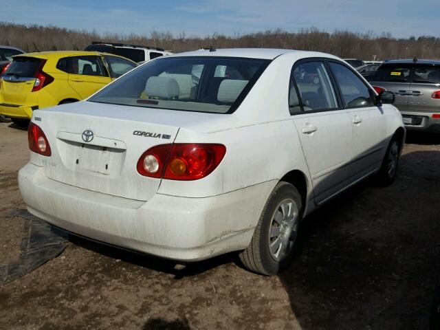 1NXBR32EX3Z007748 - 2003 TOYOTA COROLLA LE 白色 照片 4