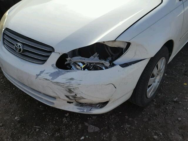 1NXBR32EX3Z007748 - 2003 TOYOTA COROLLA LE 白色 照片 9