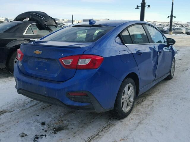 1G1BE5SM3G7328661 - 2016 CHEVROLET CRUZE LT BLUE photo 4