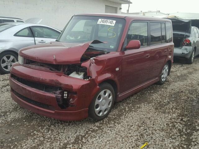 JTLKT324264075483 - 2006 TOYOTA SCION XB წითელი ფოტო 2