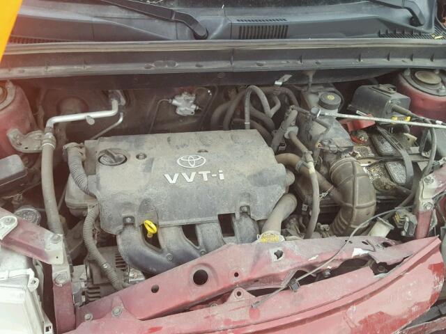 JTLKT324264075483 - 2006 TOYOTA SCION XB წითელი ფოტო 7