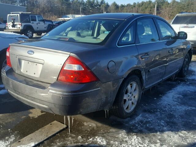 1FAHP27146G186768 - 2006 FORD FIVE HUNDR GRAY photo 4