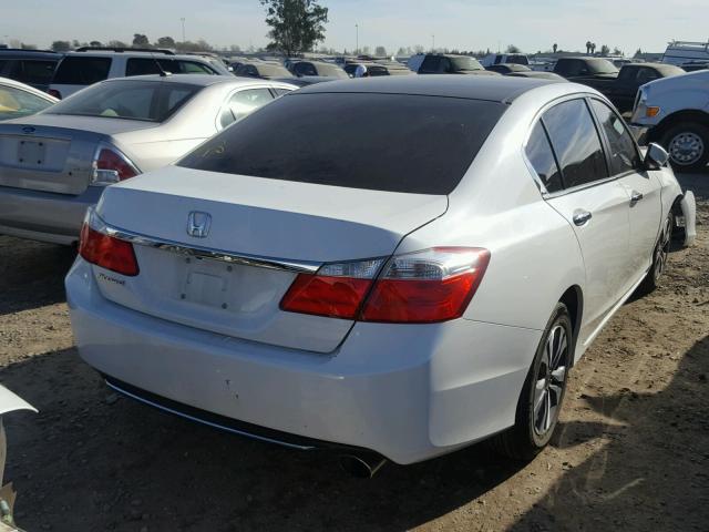 1HGCR2F37EA165241 - 2014 HONDA ACCORD LX WHITE photo 4