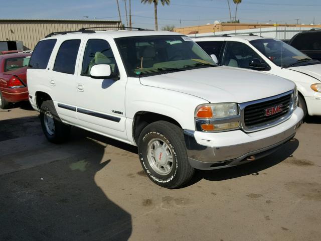 1GKEK13T81J109382 - 2001 GMC YUKON WHITE photo 1