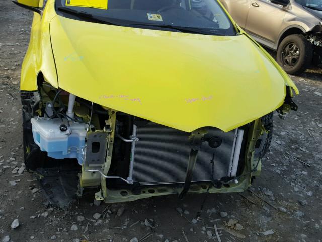 JTNKARJE0GJ506125 - 2016 TOYOTA SCION IM YELLOW photo 9