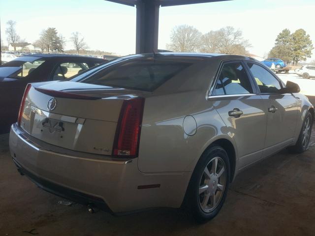 1G6DF577580146666 - 2008 CADILLAC CTS GOLD photo 4