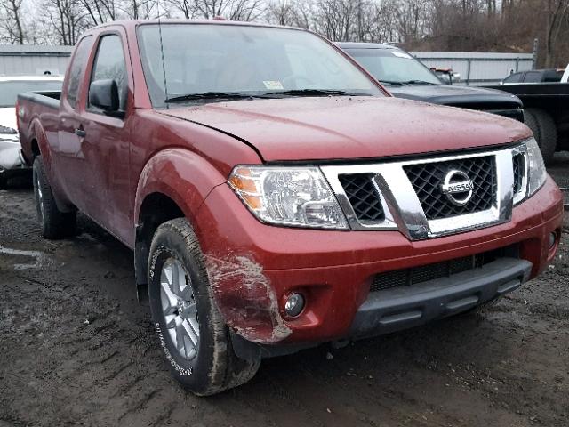 1N6AD0CW3FN759176 - 2015 NISSAN FRONTIER S BURGUNDY photo 1