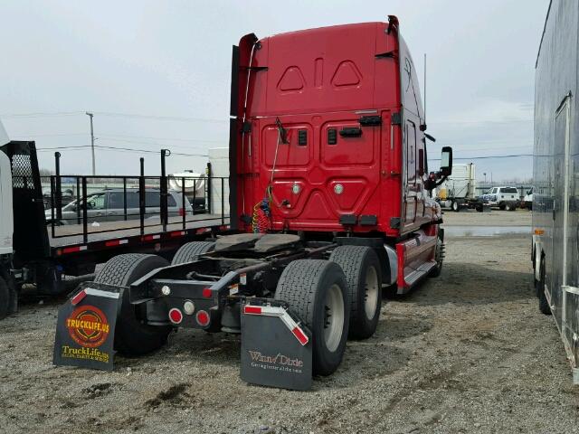 1FUJGLDR9BLAY4391 - 2011 FREIGHTLINER CASCADIA 1 RED photo 4