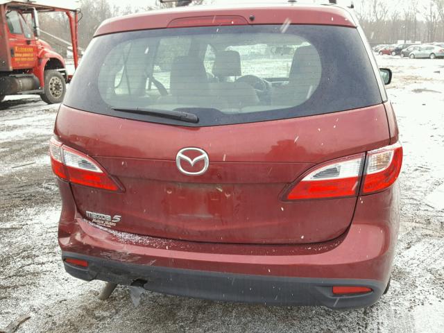 JM1CW2BL3C0104825 - 2012 MAZDA 5 RED photo 9