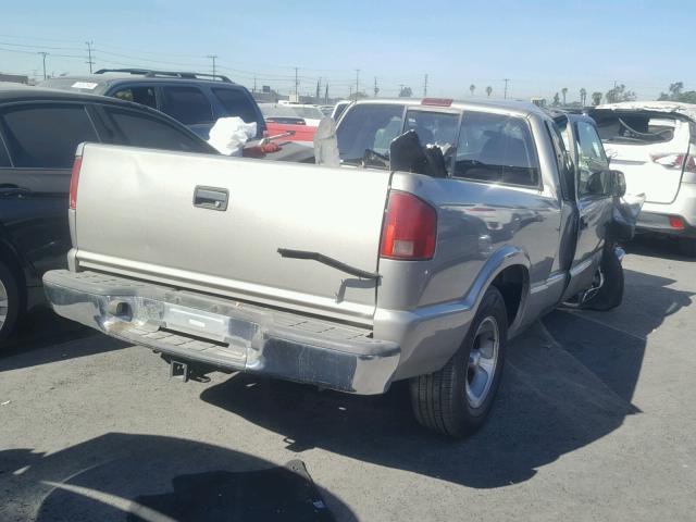 1GCCS19W728265359 - 2002 CHEVROLET S TRUCK S1 BEIGE photo 4