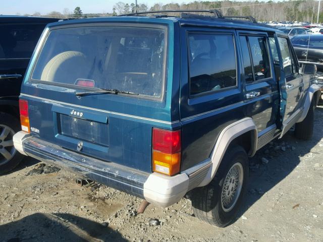 1J4FT78S9SL593384 - 1995 JEEP CHEROKEE C GREEN photo 4