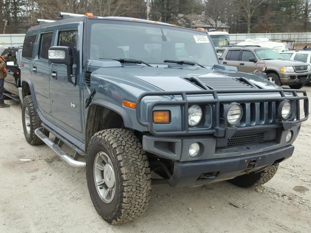 5GRGN23U46H100119 - 2006 HUMMER H2 BLUE photo 1