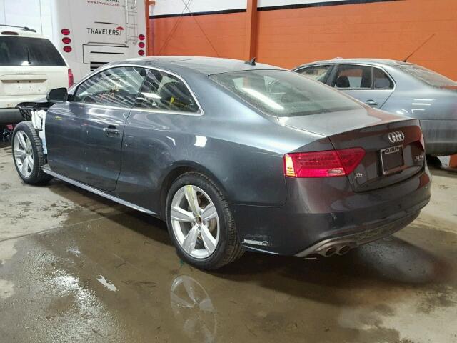 WAUSFBFR4EA009792 - 2014 AUDI A5 PREMIUM GRAY photo 3