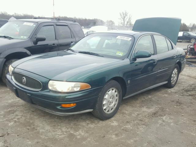 1G4HR54K1YU226694 - 2000 BUICK LESABRE LI GREEN photo 2