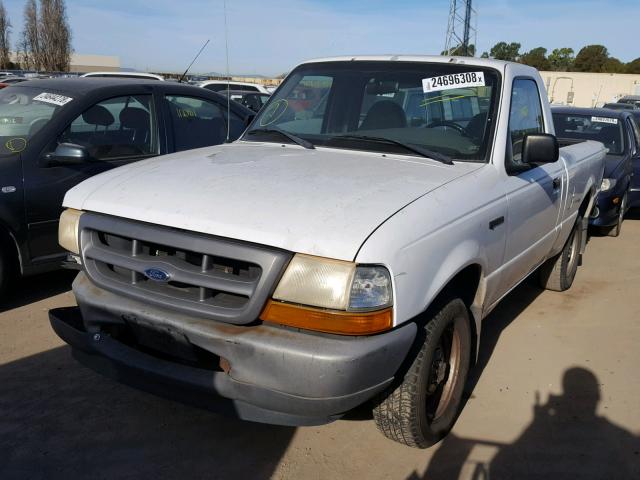 1FTYR10C9XPB98541 - 1999 FORD RANGER WHITE photo 2