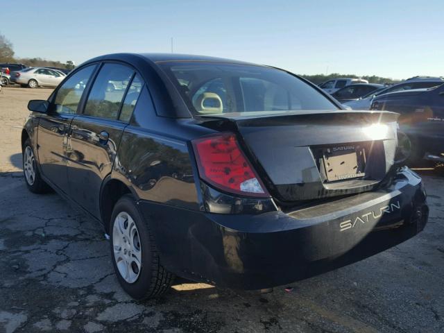 1G8AJ52F24Z192596 - 2004 SATURN ION LEVEL BLACK photo 3