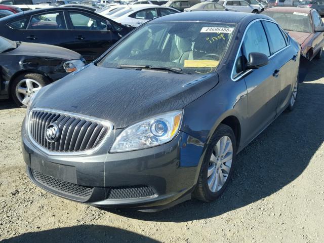 1G4PP5SK1G4153961 - 2016 BUICK VERANO CHARCOAL photo 2