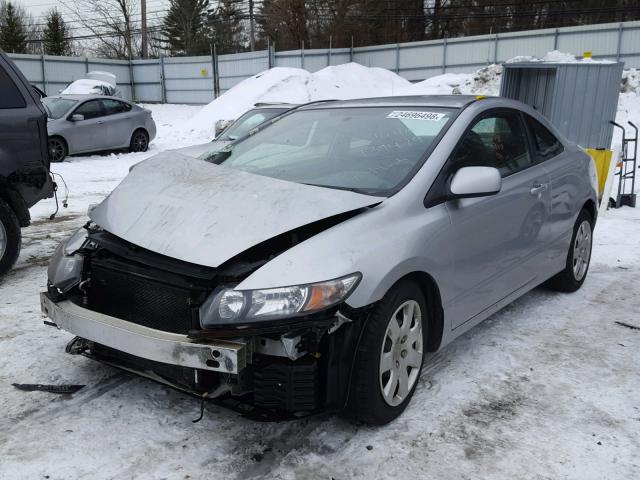 2HGFG1B69AH534402 - 2010 HONDA CIVIC LX SILVER photo 2