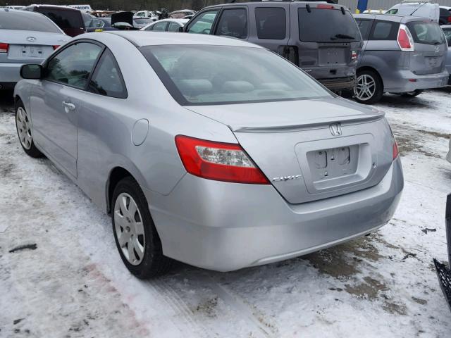 2HGFG1B69AH534402 - 2010 HONDA CIVIC LX SILVER photo 3