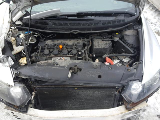 2HGFG1B69AH534402 - 2010 HONDA CIVIC LX SILVER photo 7