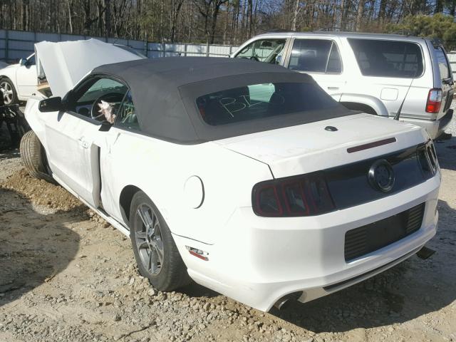 1ZVBP8EM2D5202892 - 2013 FORD MUSTANG WHITE photo 3