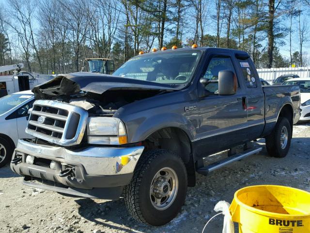 1FTNX21L34EC17833 - 2004 FORD F250 SUPER GRAY photo 2