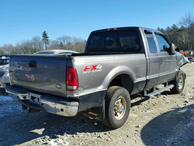 1FTNX21L34EC17833 - 2004 FORD F250 SUPER GRAY photo 4