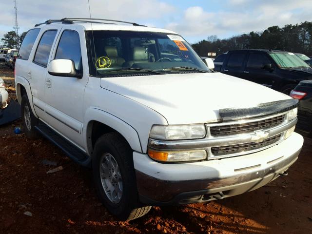 1GNEK13T71R216119 - 2001 CHEVROLET TAHOE K150 WHITE photo 1