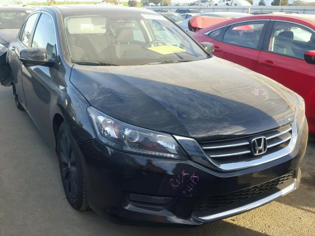 1HGCR2F77EA202100 - 2014 HONDA ACCORD EX BLACK photo 1