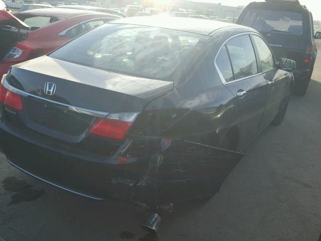 1HGCR2F77EA202100 - 2014 HONDA ACCORD EX BLACK photo 4