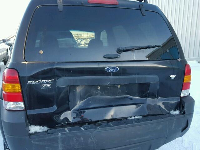 1FMYU93176KC61196 - 2006 FORD ESCAPE XLT BLACK photo 9