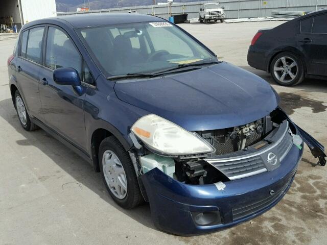 3N1BC13E98L396699 - 2008 NISSAN VERSA S BLUE photo 1