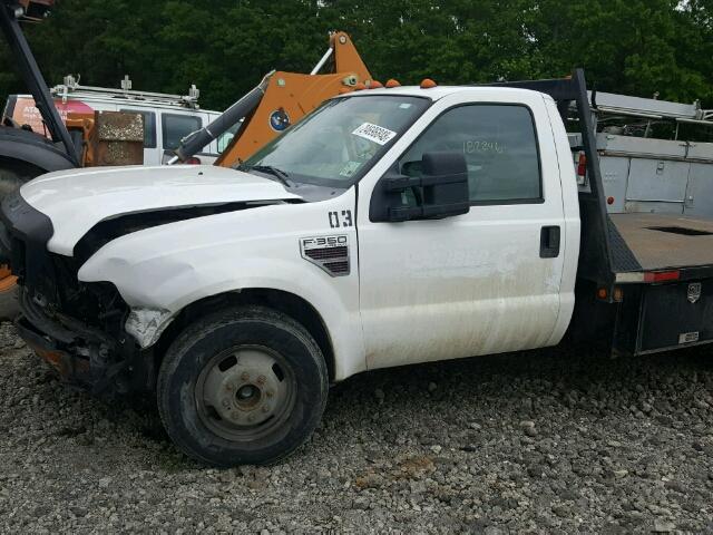 1FDWF36R78EA49724 - 2008 FORD F350 SUPER WHITE photo 9