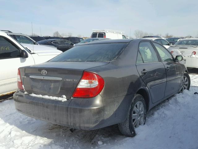 4T1BE32K33U768803 - 2003 TOYOTA CAMRY LE GRAY photo 4