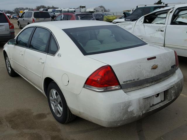 2G1WT58K469313130 - 2006 CHEVROLET IMPALA LT WHITE photo 3