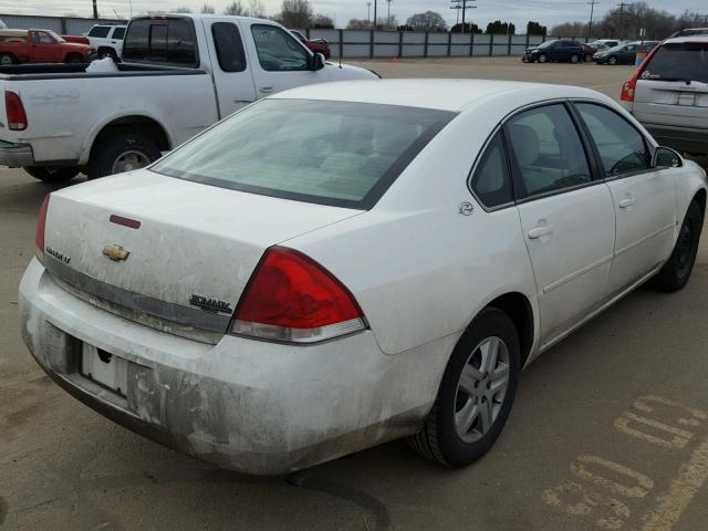 2G1WT58K469313130 - 2006 CHEVROLET IMPALA LT WHITE photo 4