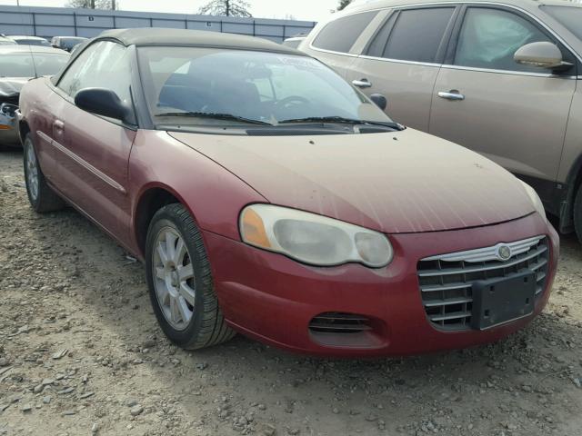 1C3EL75R56N285498 - 2006 CHRYSLER SEBRING GT RED photo 1